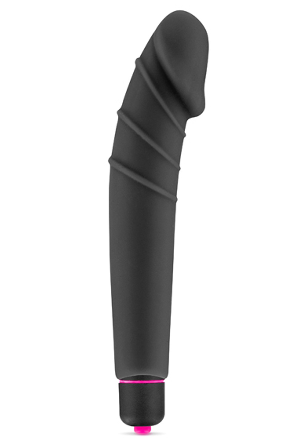 Black vibrator 7 speeds realistic shape waterproof