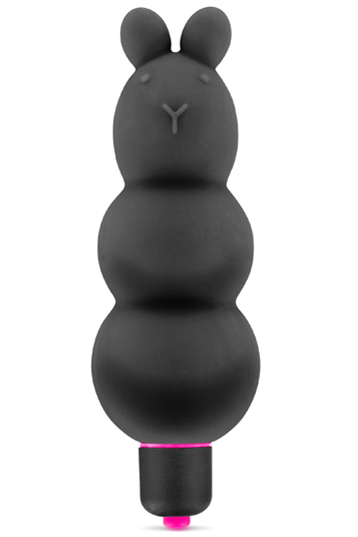 Stimulator vibrator black 7 speeds silicone waterproof