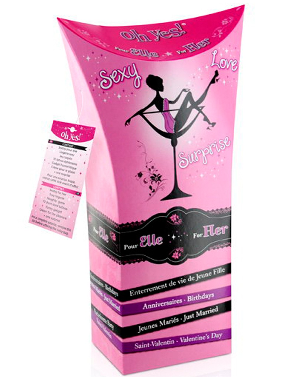 Sexy caixa de presente menina sexo brinquedos jogo creme de prazer gadget