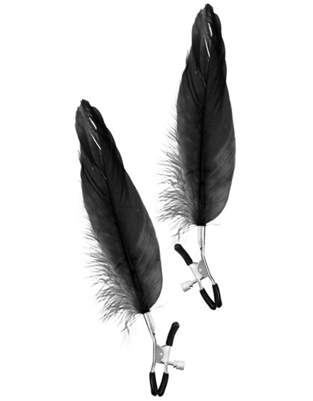 Pliers with breasts adjustable pressure large black feather