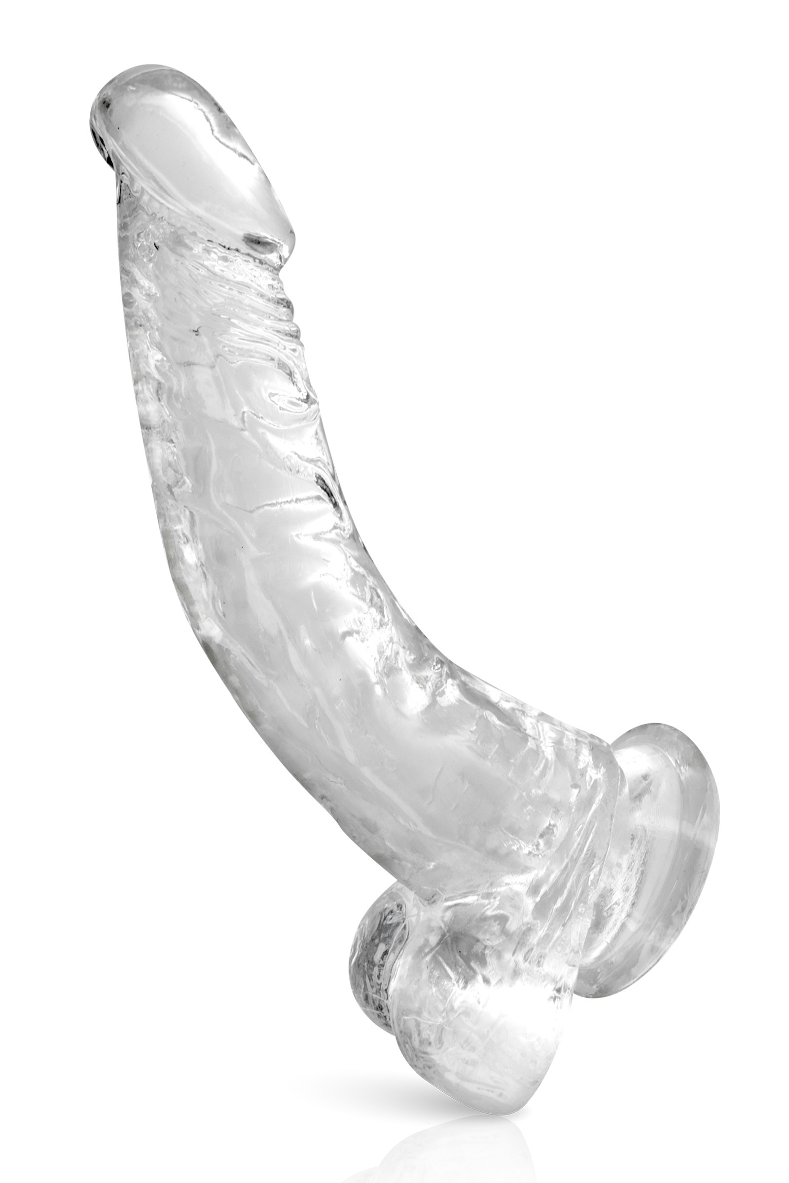 Gode illy kurve gennemsigtig sugekop størrelse XL 22cm