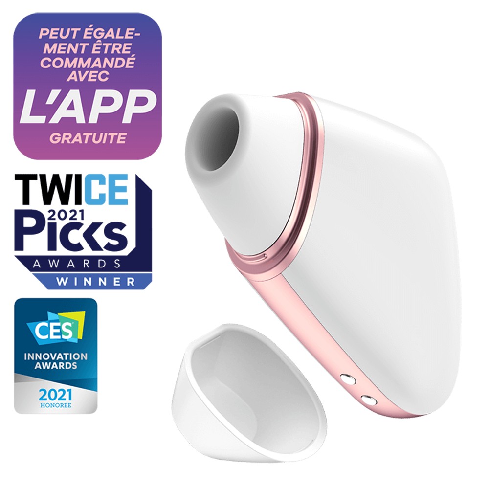 Beli Stimulator Satisfyer ljubezenski trikotnik