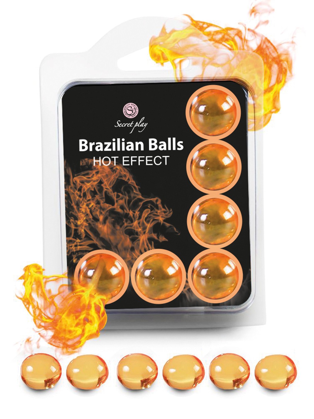 Brasilianische Massagekugeln Wärmeeffekt x6
