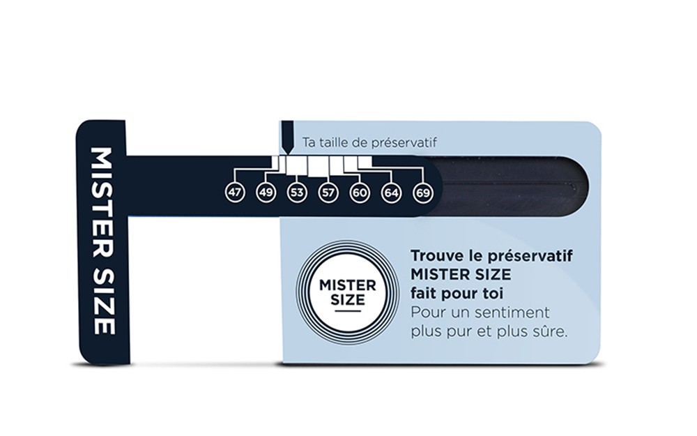 Pravilo merjenja premera penisa Mister Sizer