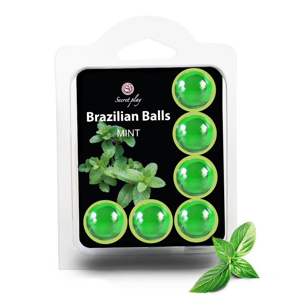 6 brazilian liathróidí massage mint