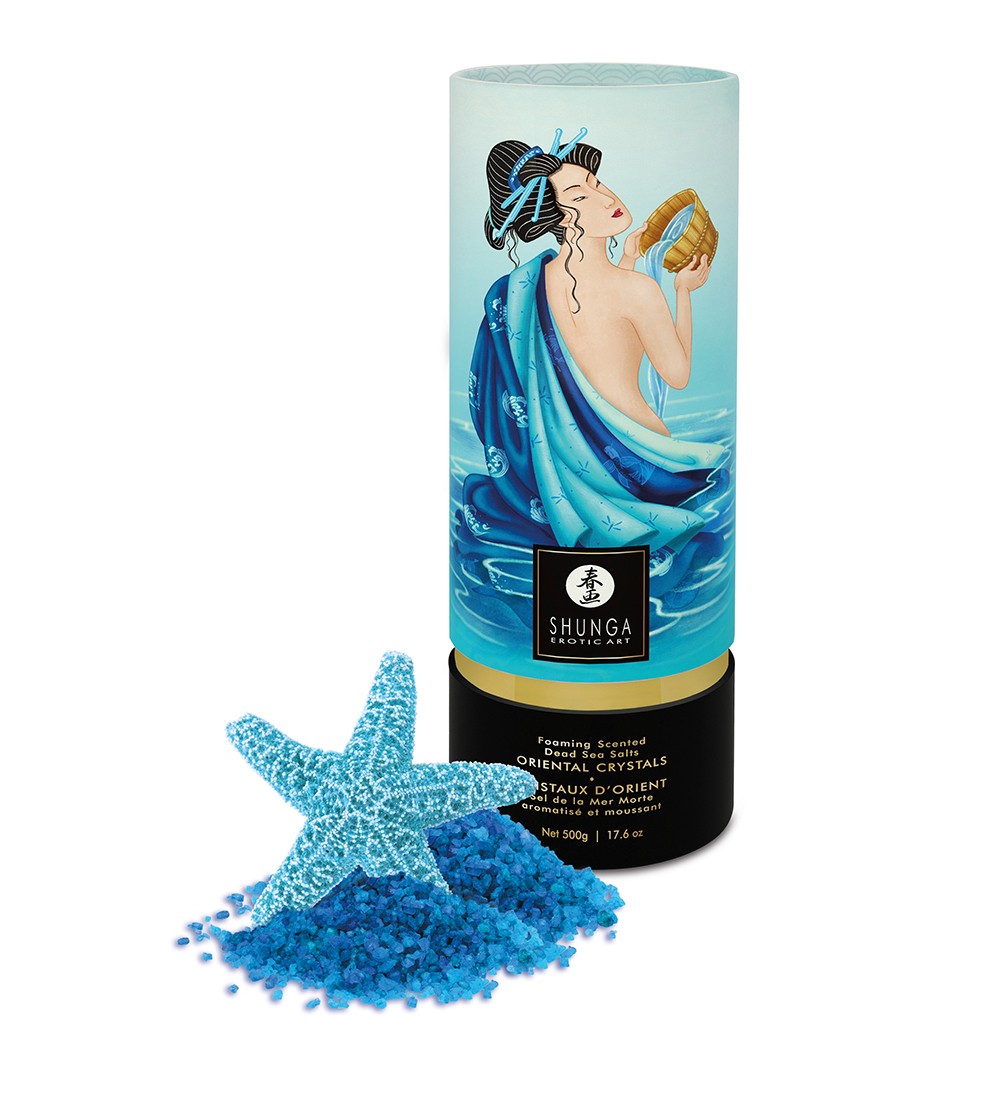 Mrtvo morje Sol okus in penjenje Tentation Ocean 500 gr Shunga