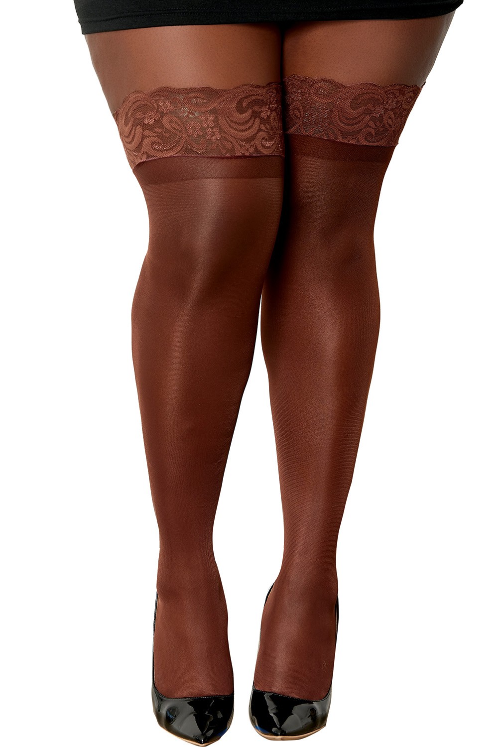Nylon bottom self-fixing coffee color large size
