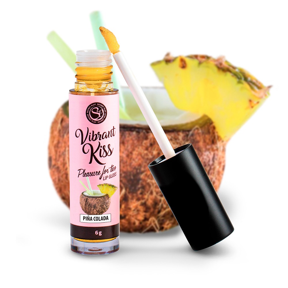 Gloss vibrerende oral sex Pina Colada 100% spiselig