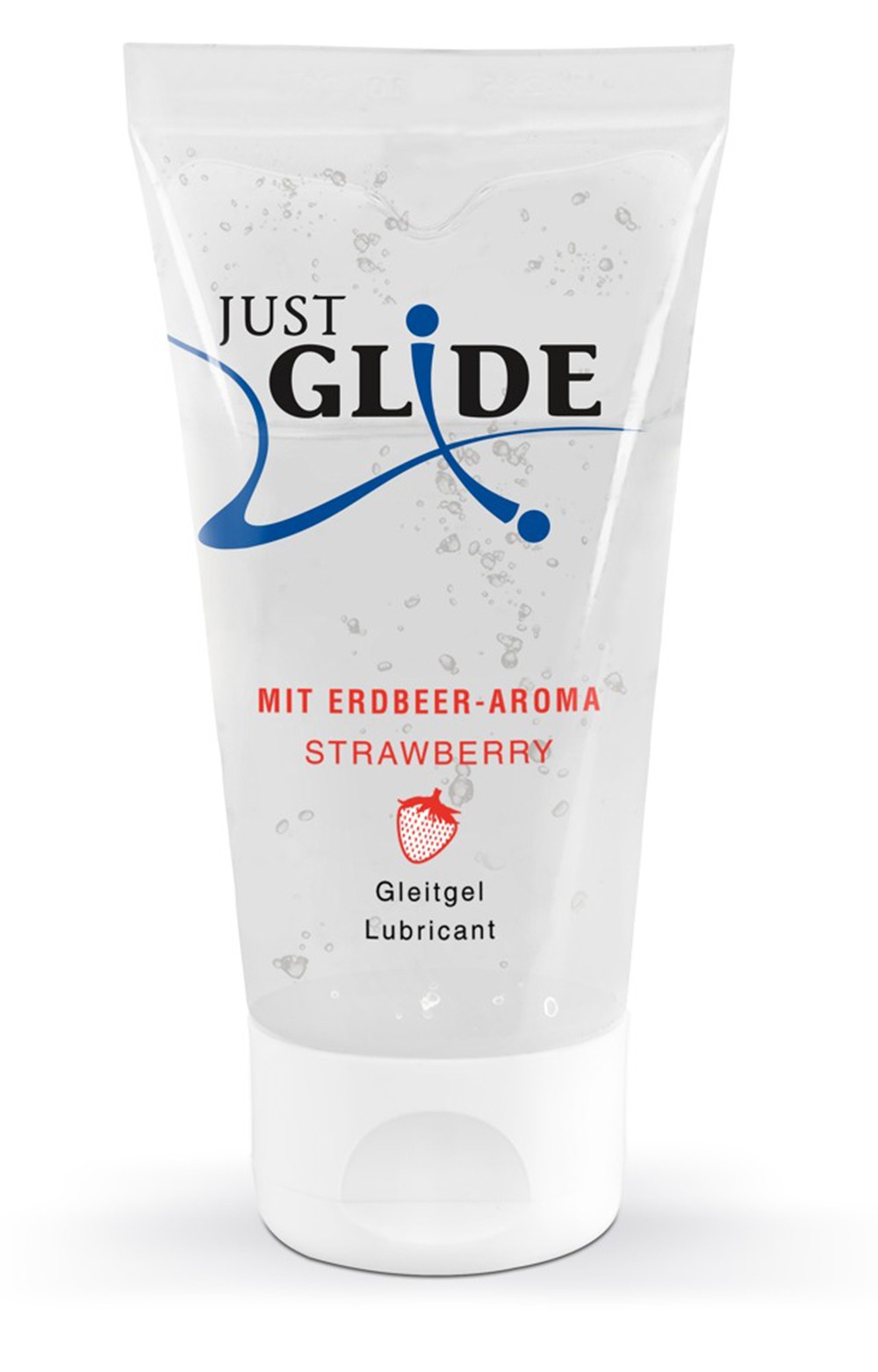 Vandbaseret smøremiddel gel med jordbær aroma 200ml
