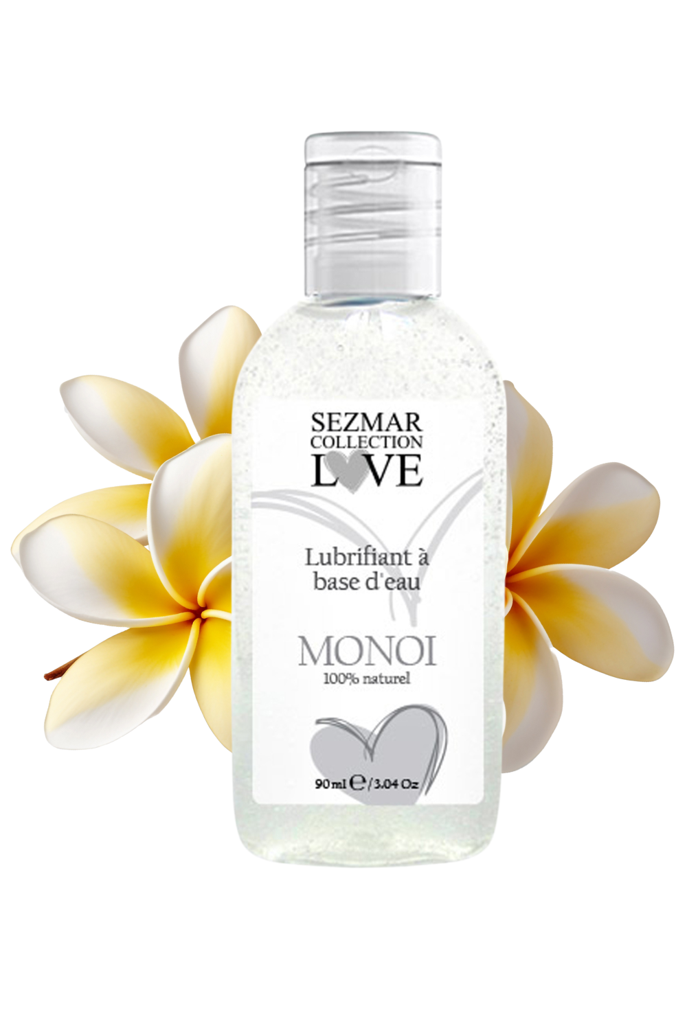Gleitmittel auf Wasserbasis 100% natürliche Monoi 90 ml