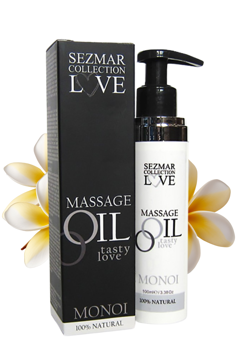 100% természetes monoï ehető masszázs olaj 100ml