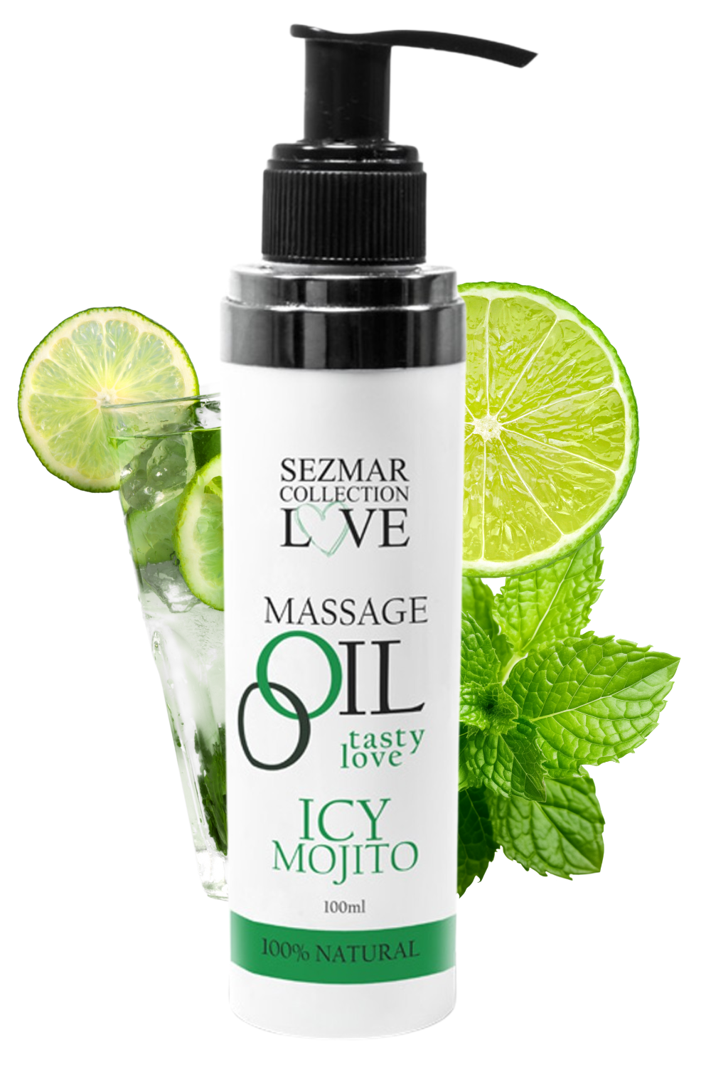 Mojito menta ehető masszázs olaj 100ml 100% természetes