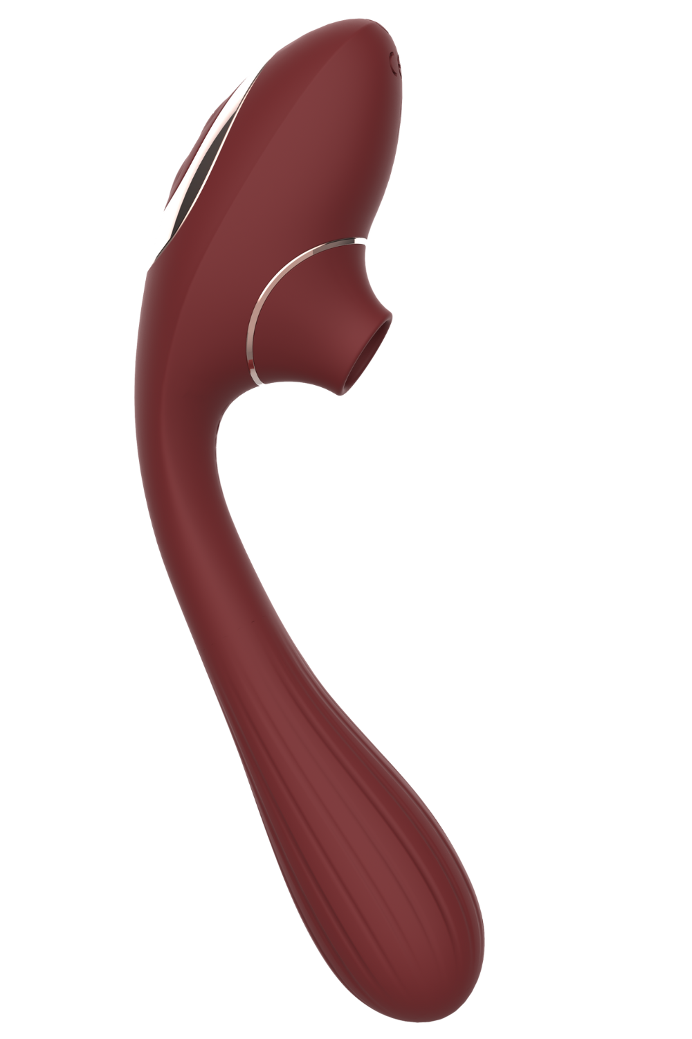 Stimulateur Clitoridien &amp; Vibromasseur Point G 2-en-1 DINA Bordeaux
