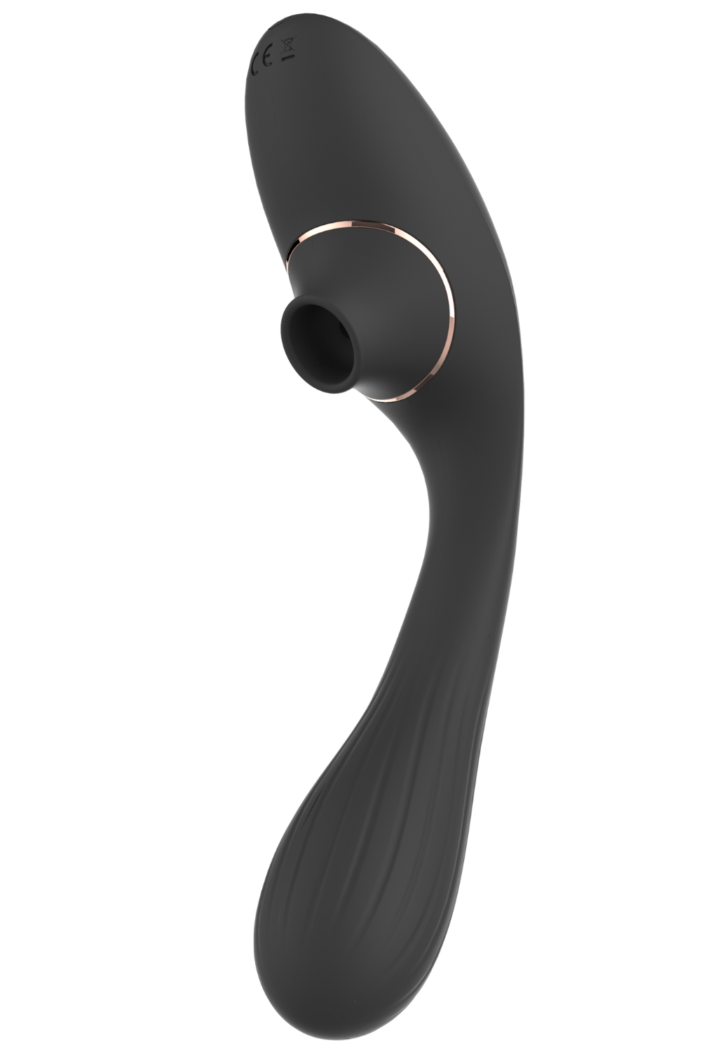 Stimulateur Clitoridien &amp; Vibromasseur Point G 2-en-1 DINA Noir