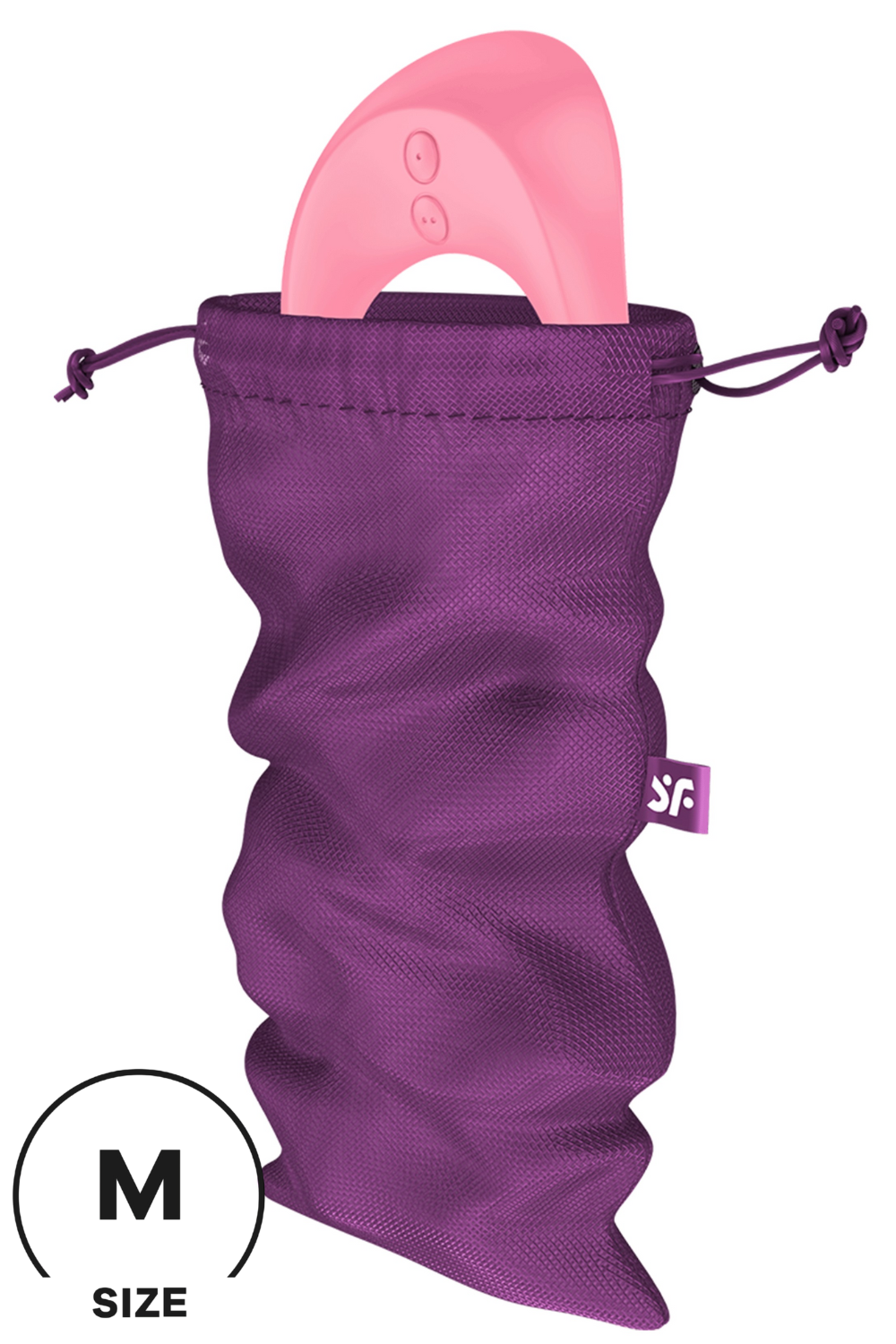 Sac de rangement sextoys violet taille M Treasure Bag Satisfyer