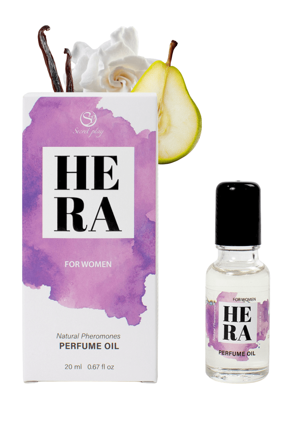 Huile parfumée Roll-on aux phéromones Hera pour femme