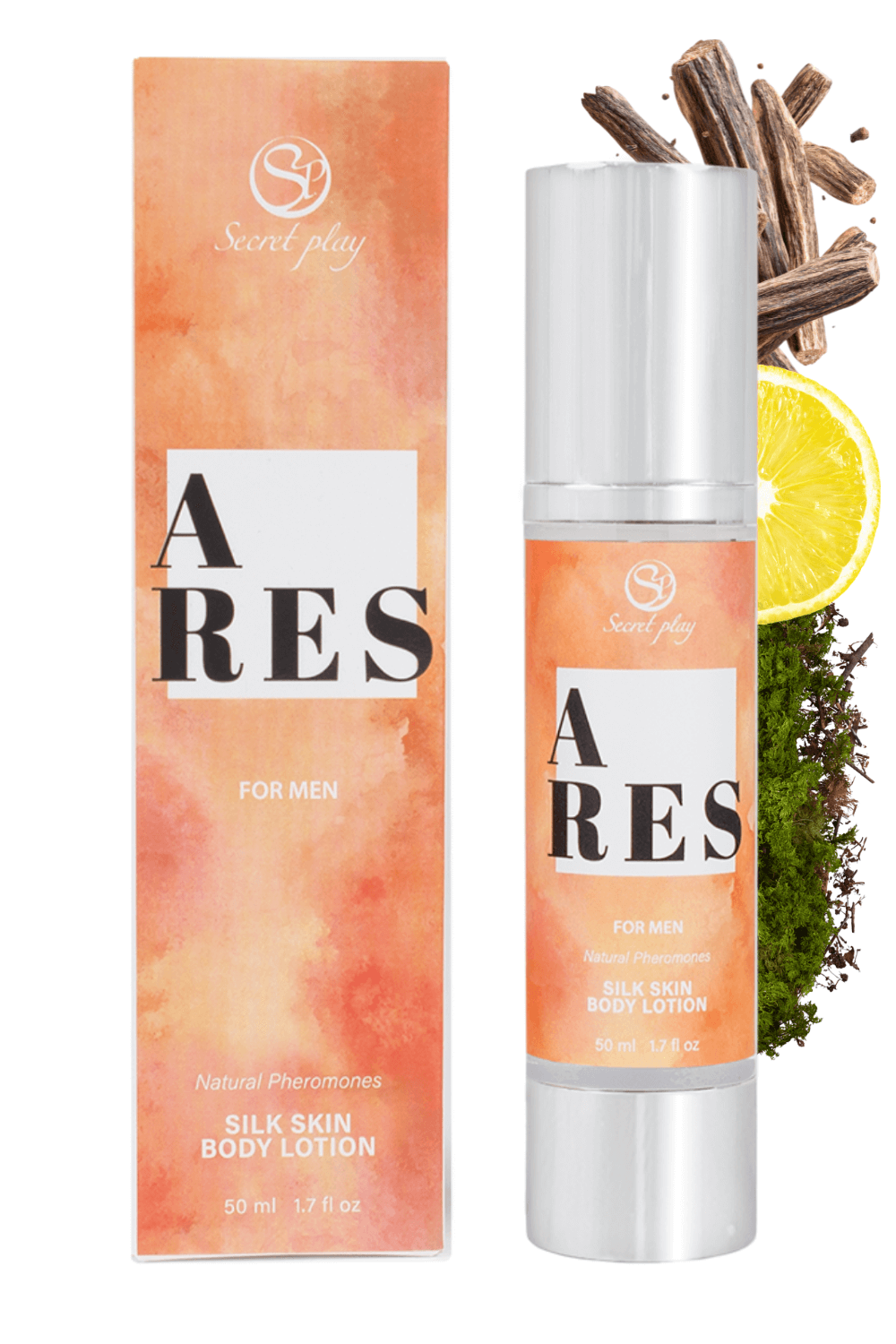 Body lotion aux phéromones pour homme Ares