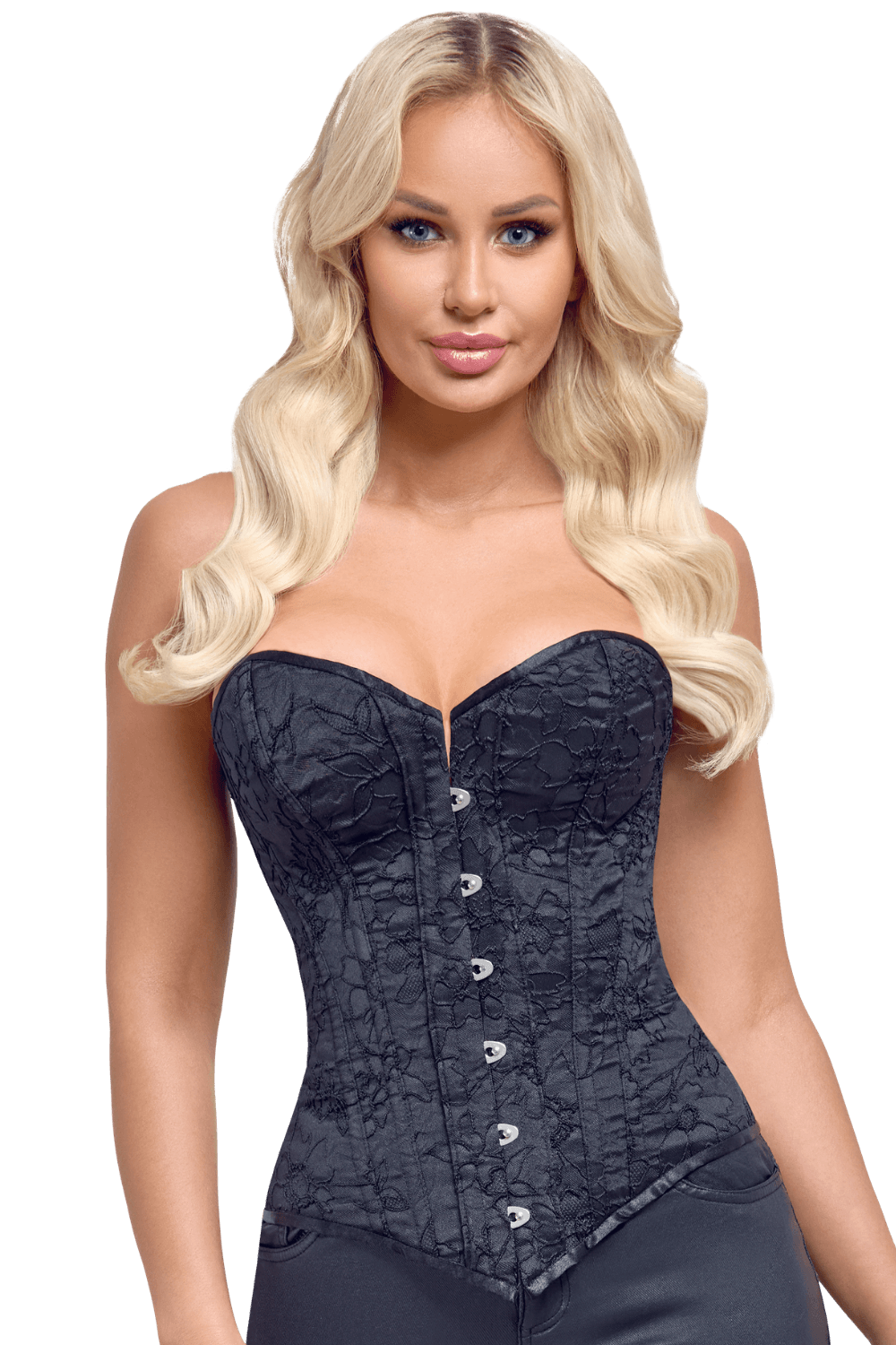 Corsage bustier à baleines avec laçage au dos - Cottelli