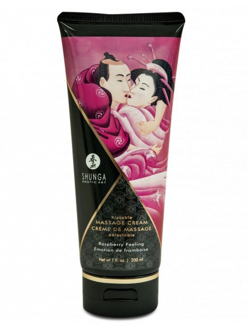 Fournisseur Shunga dropshipping creme massage framboise