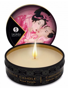 Mini bougie de massage à la rose 30ml - CC864600