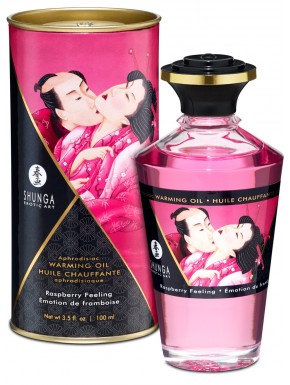 Huile chauffante framboise comestible 100ml - CC812002