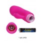 Mini vibromasseur rabbit 10 vitesses waterproof Caesar - CC530170 Mini vibromasseur rabbit 10 vitesses waterproof Caesar - CC530170