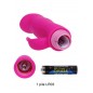 Mini vibromasseur rabbit 10 vitesses silicone - CC530169 Mini vibromasseur rabbit 10 vitesses silicone - CC530169