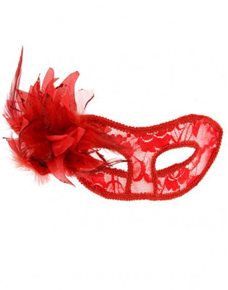 Grossiste loup dropshipping Masque la traviata rouge