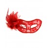 Grossiste loup dropshipping Masque la traviata rouge