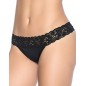 String sexy noir avec dentelle - MAL96BLK String sexy noir avec dentelle - MAL96BLK