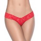 String rouge sexy dentelle - MAL94RED String rouge sexy dentelle - MAL94RED