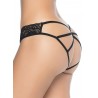 Grossiste Mapalé dropshipping Culotte noire ouverte sexy style cage
