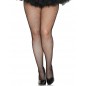 Collant noir résille grande taille - MH9001XBLK Collant noir résille grande taille - MH9001XBLK