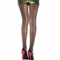 Collant noir effet petits noeuds fantaisie - MH7289BLK Collant noir effet petits noeuds fantaisie - MH7289BLK