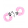 Grossiste Sweet Caress Menottes fourrure roses de poignets avec sécurité