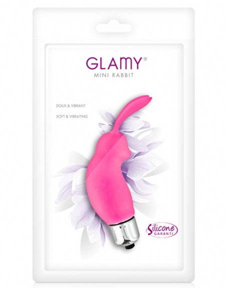 Grossiste Glamy Stimulateur de clitoris vibrant rose rabbit