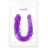 Fournisseur sextoys Glamy Double dong gode fléxible violet 29.5cm