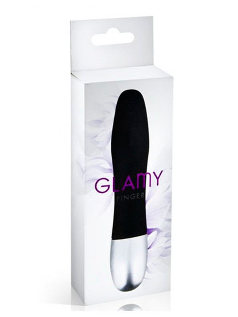 Grossiste Glamy Petit vibromasseur noir 11cm