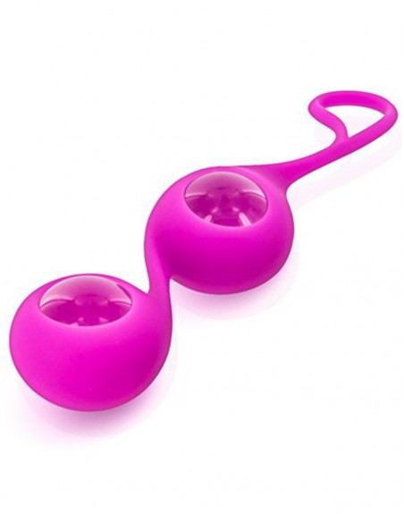 Grossiste dropshipping Boules de Geisha rose verre et silicone