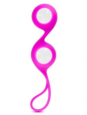 Grossiste sextoys dropshipping Boules de Geisha rose verre et silicone