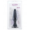 Grossiste sextoys Glamy Plug anal noir 12.5cm avec ventouse