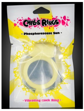 Fournisseur dropshipping Cockring phosphorescent jaune vibrant avec stimulation du clitoris