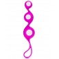 Triple boules de Geisha rose verre et silicone - CC571002 Triple boules de Geisha rose verre et silicone - CC571002