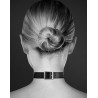 Grossiste Bijoux Pour Toi Collier en cuir noir SM avec anneau métal argenté pour laisse