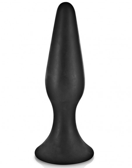 Fournisseur sextoys Plug anal noir 15cm avec ventouse