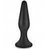 Fournisseur sextoys Plug anal noir 15cm avec ventouse