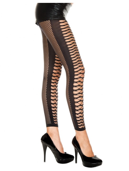 Grossiste dropshipping Leggings noir sexy lanières