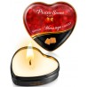 Fournisseur Plaisir Secret dropshipping Mini bougie de massage caramel boîte coeur 35ml