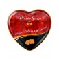 Mini bougie de massage caramel boîte coeur 35ml - CC826068 Mini bougie de massage caramel boîte coeur 35ml - CC826068