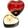 Grossiste dropshipping Plaisirs Secrets Mini bougie de massage pêche de vigne boîte coeur 35ml